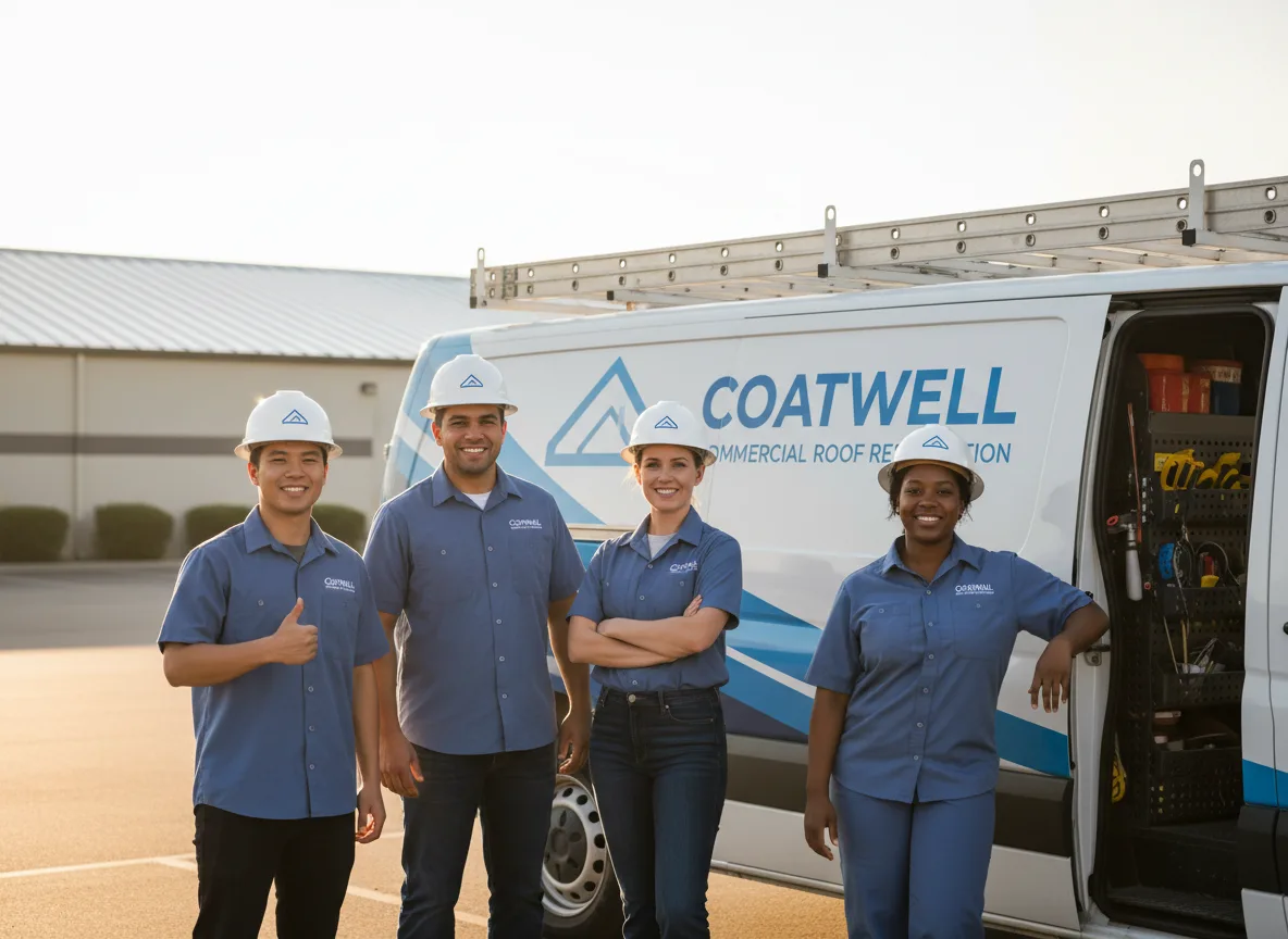 Commercial roof coating company in Otley, IA